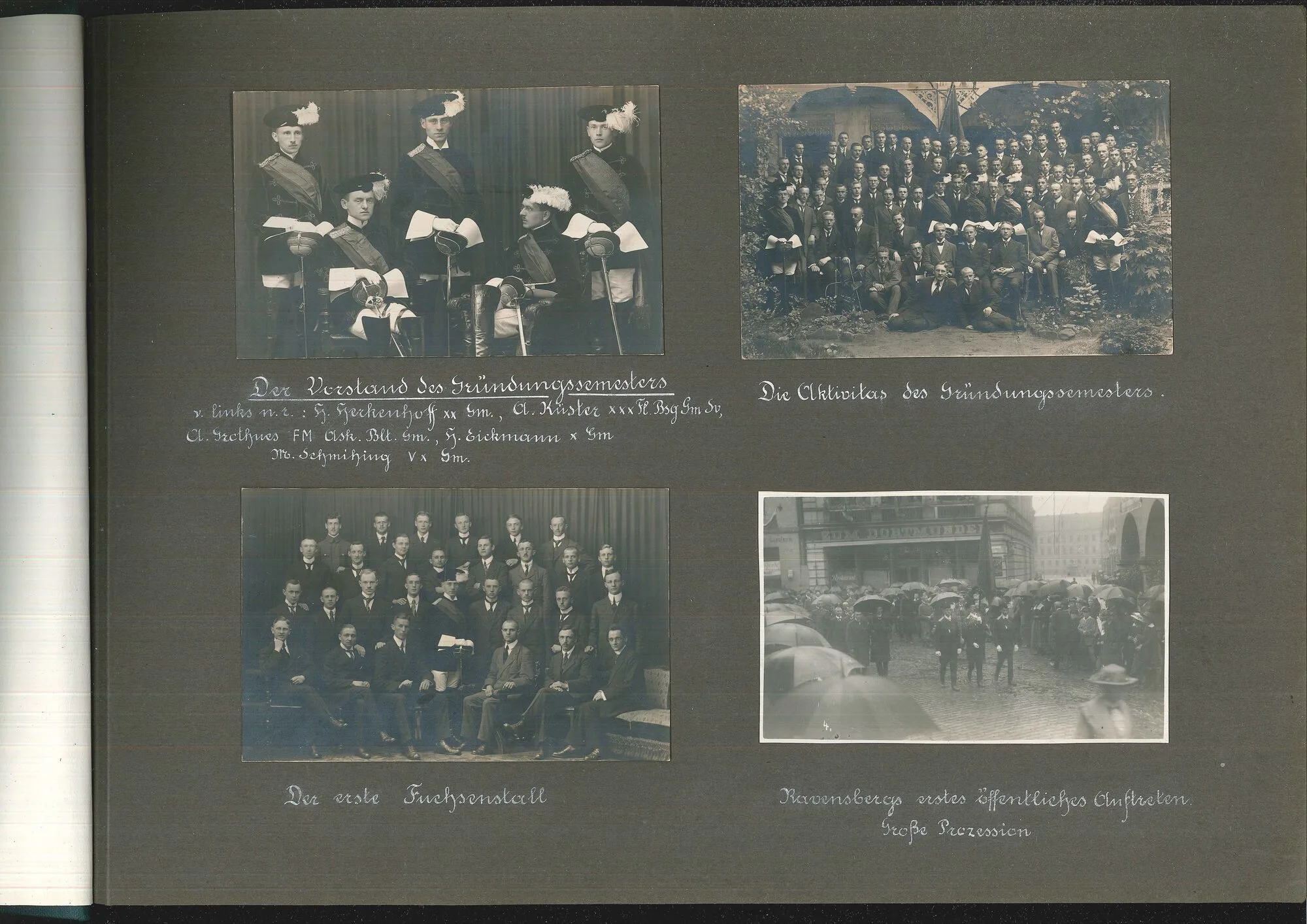 Bildband des Gründungssemesters 1919